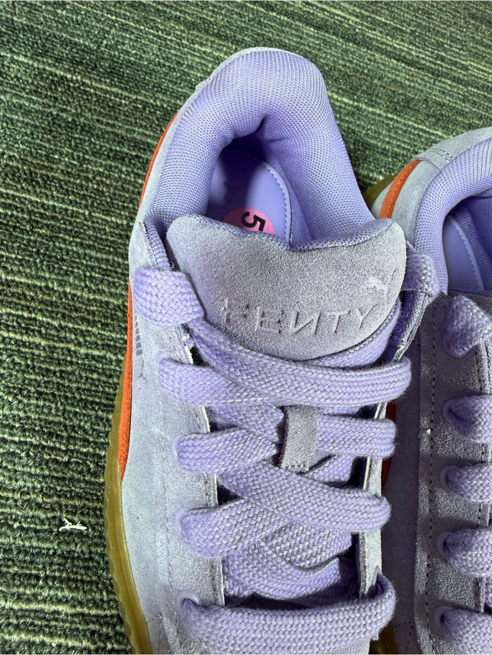 PUMA Fenty x Creeper Phatty Rihanna 'Lavender Burnt Red' Women’s 5.5 NWOTB - Picture 9 of 11